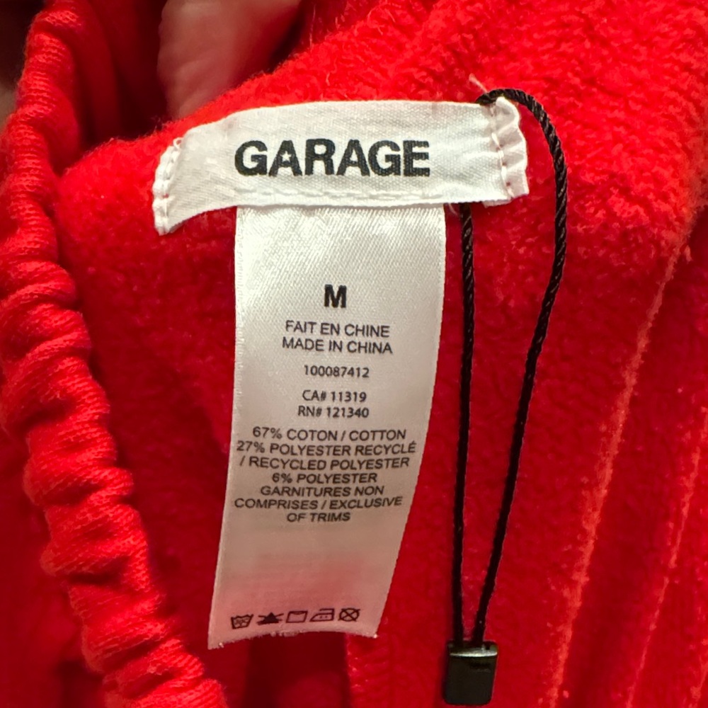 Garage Vibrant Red Women's Track Pants - Picture 3 of 3